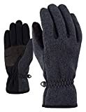 Ziener Kinder LIMAGIOS JUNIOR glove multisport Freizeit- / Funktions- / Outdoor-Handschuhe | atmungsaktiv, gestrickt, schwarz (black melange), 7.5
